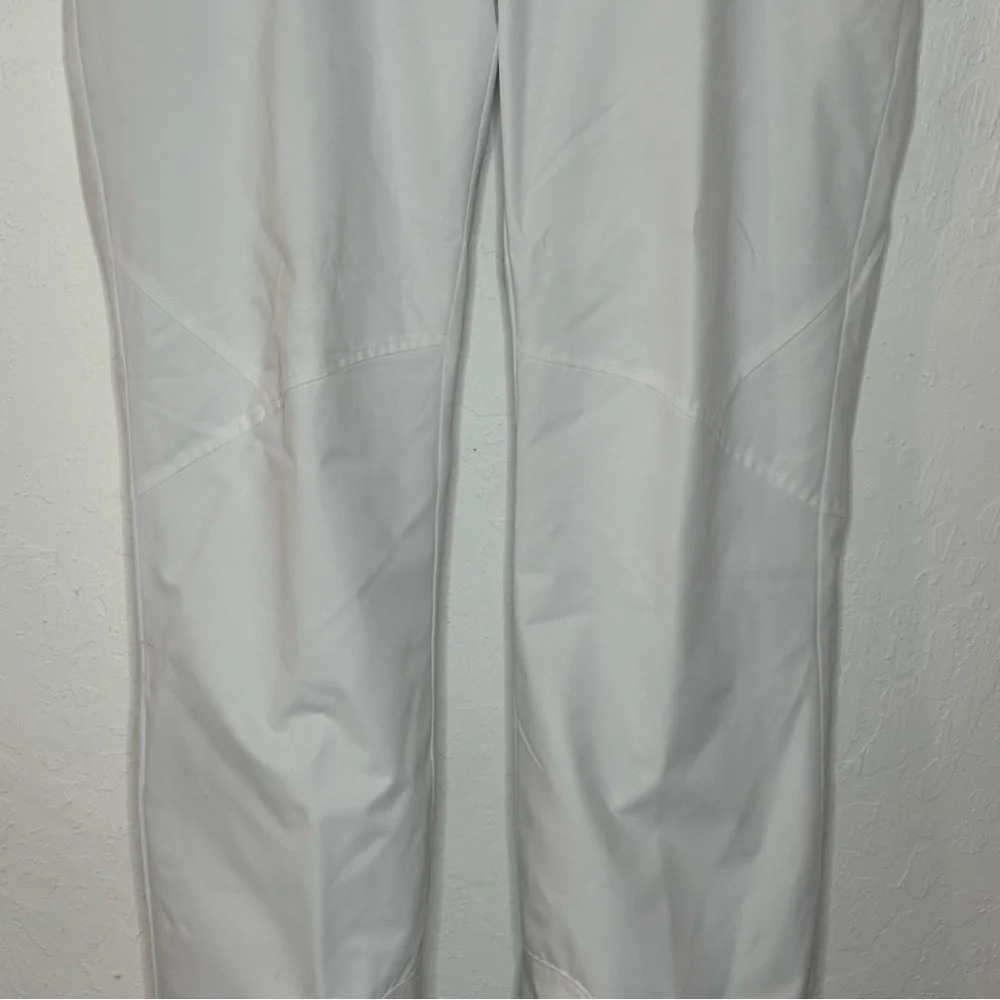 Obermeyer Malta‎ Women's Size 12 White Ski Snowboard Pants Pockets Insulated